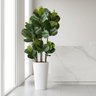 1 Árvore Fícus Artificial 120cm Realista Silicone Decoração Casa Comércio Enfeite Permanente Premium - 7