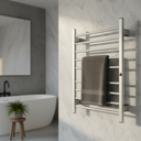 Ver imagem 5 de Toalheiro Termico Grande de Parede Prata Larcant 220v