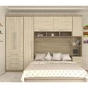 Ver imagem 1 de Guarda-Roupa Dormitório Modulado Master Casal 158cm Queen - Avelã Rústico e Ártico Rústico - Lucian