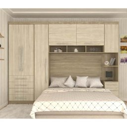 Guarda-Roupa Dormitório Modulado Master Casal 138cm - Avelã Rústico e Ártico Rústico - Luciane M02 - 1