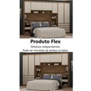 Ver mais imagens de Guarda Roupa Dormitório Modulado Veneza Casal 1,58 m Queen Avelã e Arenas Luciane M01