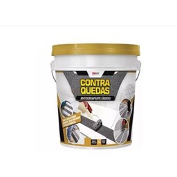 Antiderrapante Liquida Incolor/Preto Contra Quedas 1kg - 1