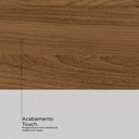 Ver imagem 5 de Guarda Roupa Casal 4 Portas com Espelho e 3 Gavetas Colombo - Ébano Touch