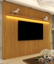 Ver imagem 2 de Painel para TV 1.8 Ripado com LED Nobre Naturale - Gelius Móveis