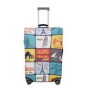 Ver imagem 5 de Capa para Mala de Viagem Estampa Selos de Viagem Tamanho G