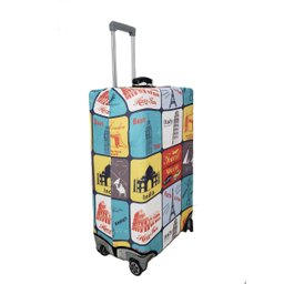 Capa para Mala de Viagem Estampa Selos de Viagem Tamanho G - 3