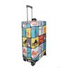 Capa para Mala de Viagem Estampa Selos de Viagem Tamanho G - 3