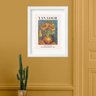 Quadro Girassóis de Van Gogh - 60x48cm:madeira Branca - 1