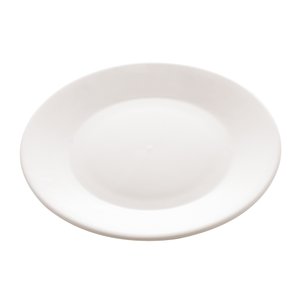 Prato Raso P/Sobremesa de Porcelana Branca Clean 20,5cm Lyor