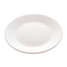 Prato Raso P/Sobremesa de Porcelana Branca Clean 20,5cm Lyor - 1
