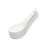 Conjunto 6 Colheres Finger Food Porcelana Branca 5cm Lyor - 1