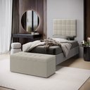 Ver imagem 1 de Kit Painel Rana 100 e Calçadeira Alpha Bouclê Aradecor