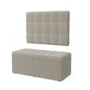 Ver imagem 2 de Kit Painel Rana 100 e Calçadeira Alpha Bouclê Aradecor