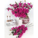Ver imagem 4 de Kit 15 Galhos Flores Artificiais de Bougainville Primavera