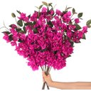 Ver imagem 2 de Kit 15 Galhos Flores Artificiais de Bougainville Primavera