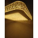 Ver imagem 3 de Lustre Plafon Led Gemini 12w 28x28 Céu Estrelado Acrílico Branco Quente 3000k Bivolt