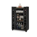 Ver imagem 2 de Adega Bar para 16 Garrafas Belgica Preto - Rede Móveis