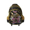 Mochila Rodinhas Escolar Infantil Lol Surprise Alto Relevo Preta - 2