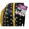 Mochila Rodinhas Escolar Infantil Lol Surprise Alto Relevo Preta - 9