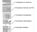Ver imagem 4 de Guarda Roupa Solteiro MDF 4 Portas 2 Gavetas 165cm Dinamarca Cinamomo - TCIL Móveis