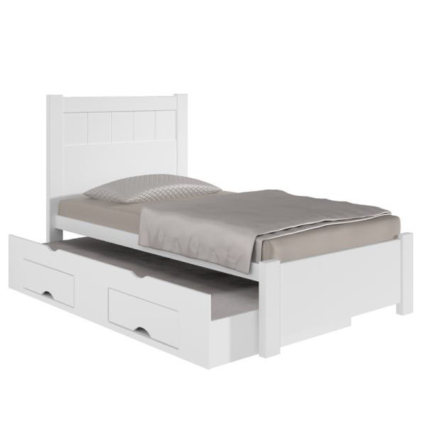 Cama Solteiro Primícia Plus D'Doro Branco - 1