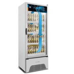 Cervejeira Expositor Vertical 220v Porta de Vidro 513/576 Litros Vn50ah Optima Branca - Metalfrio - 5