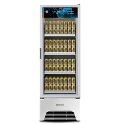 Cervejeira Expositor Vertical 220v Porta de Vidro 513/576 Litros Vn50ah Optima Branca - Metalfrio - 3
