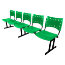 Ver imagem 1 de Cadeira Iso Pp Rp Longarina 5 Lugares