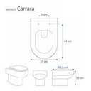 Ver imagem 7 de Tampa de Vaso Sanitário Laqueado Carrara P/Deca Preto Fosco