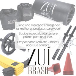 Kit Funcional Escada + Corda + 10 Pratos + 10 Cones Treino - 10