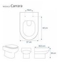 Ver imagem 4 de Tampa de Vaso Sanitário Laqueado Carrara P/Deca Marrom Fosco