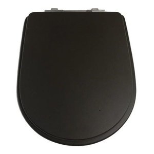 Tampa de Vaso Sanitário Laqueado Carrara P/Deca Marrom Fosco