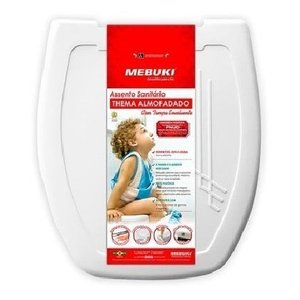 Assento Sanitário Thema Almofadado Incepa Branco Mebuki