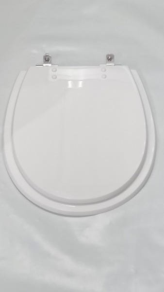 Tampa de Vaso Sanitário Poliéster Village Bco para Deca Clean - 1