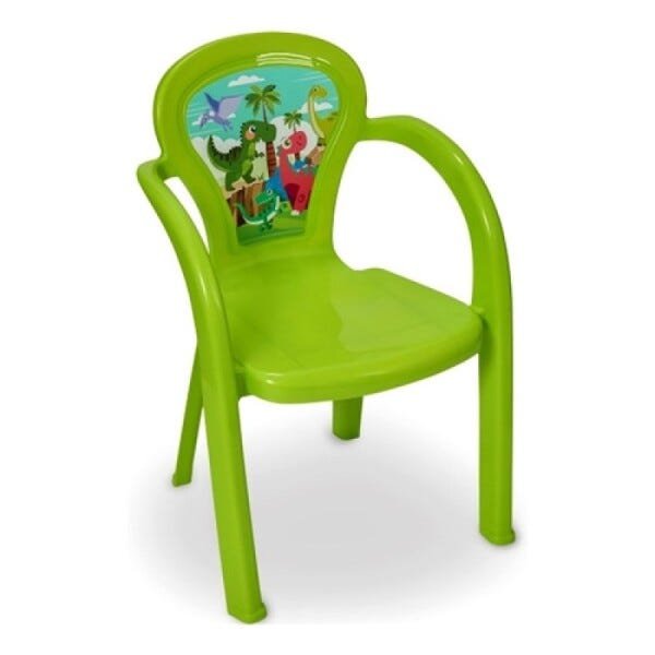 Cadeira Infantil Decorada Dinossauro - Usual Utilidades