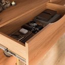 Ver imagem 2 de Aparador Sala 139cm Pés de Ferro 2 Gavetas Cairo Lukaliam Jequitiba