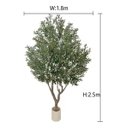 Ver imagem 2 de Árvore Oliveira Artificial Planta Premium Realista com 2.50m.