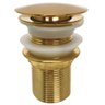 Válvula Dourada Gold Ouro Click 1 1/4 Banheiro Ralo Pia - 1