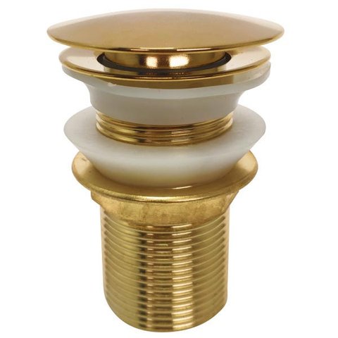 Válvula Dourada Gold Ouro Click 1 1/4 Banheiro Ralo Pia