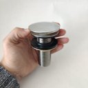 Ver imagem 3 de Valvula Ralo Pia Lavatorio Banheiro 7/8 Click Inox Cuba Lavabo