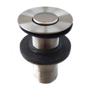 Ver imagem 1 de Válvula Click 7/8 Inox Ralo Pia Banheiro Lavatório Cuba