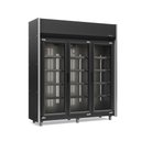 Ver imagem 2 de Expositor 3 Portas All Black GEAS3PLB 4 Prateleiras 220V Gelopar