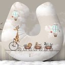 Ver imagem 1 de Almofada De Amamentação Travesseiro Safari Kit Berço Am01b