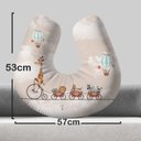 Ver imagem 3 de Almofada De Amamentação Travesseiro Safari Kit Berço Am01b