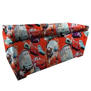 Bau Puff Organizador Porta Treco Brinquedos Sapatos Infantil Carros