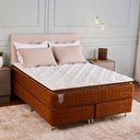 Ver imagem 2 de Conjunto Box Brilhante Queen - Molas Ensacadas D45 71x193x203 - Prorelax