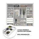 Ver imagem 3 de Guarda-Roupa Casal 2 Portas de Correr Branco Ártico - Imperador Plus/Zanzini