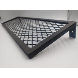 Prateleira Decorativa Jardim Orquideas Floreira Aço Preta - 4