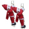 Boneco Papai Noel Subindo Escada Natal 90cm Tecido Plástico - 1