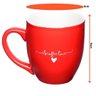 Caneca  L'amour em Porcelana Vermelha 300ml - 2